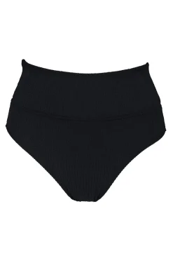 Plus Size|High-Waist<Sunsets Pacifica Black Hannah High Waist Bottom