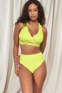 High-Waist|Bikini Bottoms<Sunsets Pacifica Bright Pear Astrid High Waist Bottom