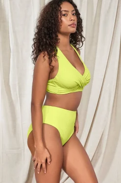 High-Waist|Bikini Bottoms<Sunsets Pacifica Bright Pear Astrid High Waist Bottom
