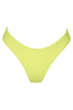 High-Waist|Bikini Bottoms<Sunsets Pacifica Bright Pear Sandy Scoop Bottom
