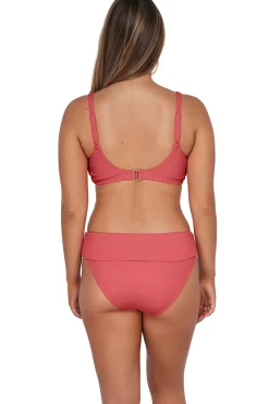 Plus Size|High-Waist<Sunsets Pacifica Hibiscus Tea Hannah High Waist Bottom