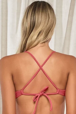 Wire-Free|Bikini Tops<Sunsets Pacifica Hibiscus Tea Indie Bralette Top