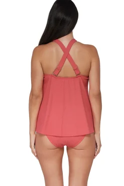 Wire-Free|Tankinis<Sunsets Pacifica Hibiscus Tea Sadie Tankini Top