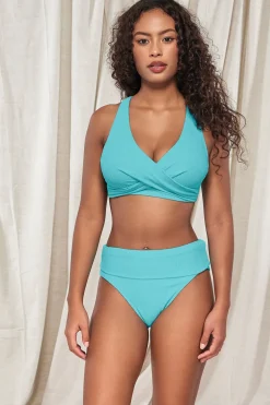 Plus Size|High-Waist<Sunsets Pacifica Pool Party Hannah High Waist Bottom