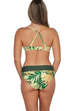 Plus Size|Underwire<Sunsets Amber Oasis Kauai Keyhole Top