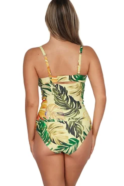 Plus Size|Underwire<Sunsets Amber Oasis Serena Tankini Top