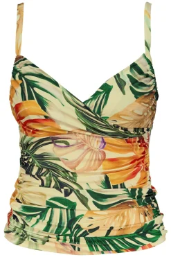 Plus Size|Underwire<Sunsets Amber Oasis Serena Tankini Top