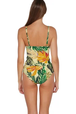 Wire-Free|Tankinis<Sunsets Amber Oasis Simone Tankini Top