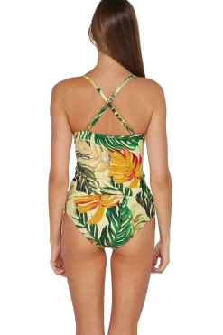 Wire-Free|Tankinis<Sunsets Amber Oasis Simone Tankini Top