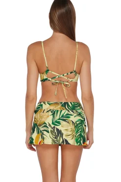 Plus Size<Sunsets Amber Oasis Sporty Swim Skirt Bottom