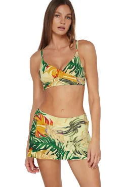 Plus Size<Sunsets Amber Oasis Sporty Swim Skirt Bottom