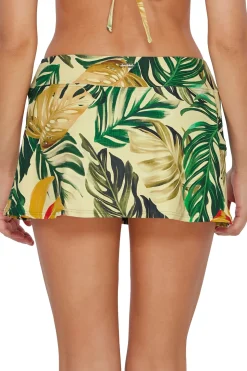 Plus Size<Sunsets Amber Oasis Sporty Swim Skirt Bottom