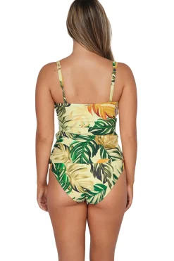 Plus Size|Underwire<Sunsets Amber Oasis Taylor Tankini Top