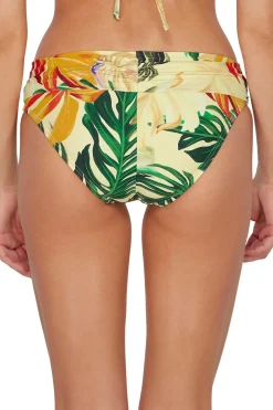 Plus Size|Bikini Bottoms<Sunsets Amber Oasis Unforgettable Bottom