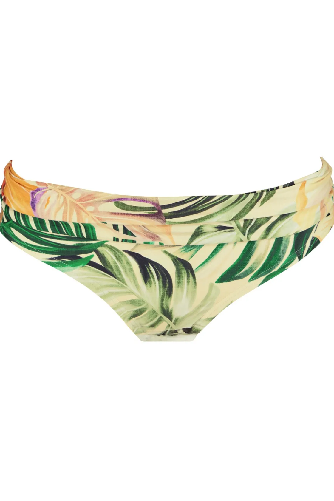 Plus Size|Bikini Bottoms<Sunsets Amber Oasis Unforgettable Bottom