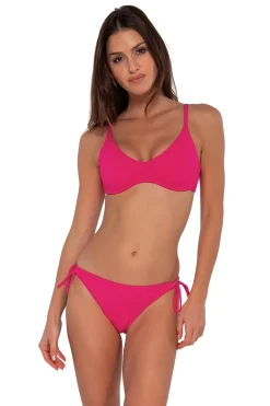 Bikini Tops|Underwire<Sunsets Begonia Sandbar Rib Brooke U-Wire Top