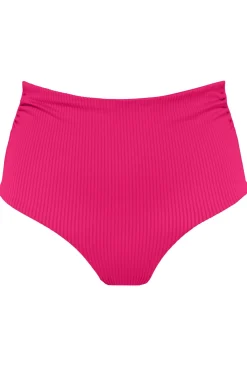 Plus Size|High-Waist<Sunsets Begonia Sandbar Rib Capri High Waist Bottom