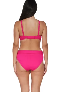Plus Size|High-Waist<Sunsets Begonia Sandbar Rib Capri High Waist Bottom