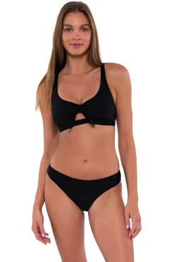 Bikini Tops<Sunsets Black Brandi Bralette Top