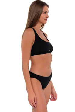 Bikini Tops<Sunsets Black Brandi Bralette Top
