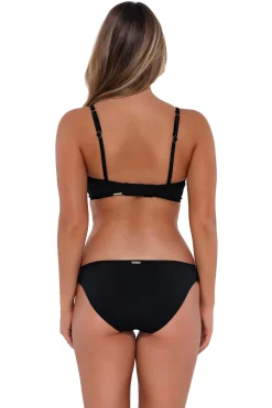 Plus Size|Underwire<Sunsets Black Crossroads Underwire Top