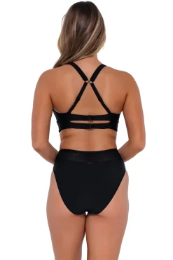 Plus Size|Underwire<Sunsets Black Danica Top