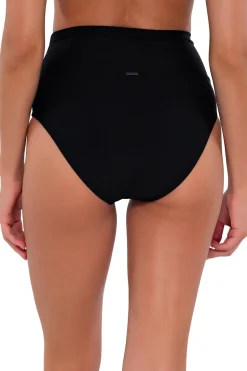 High-Waist<Sunsets Black Hannah High Waist Bottom