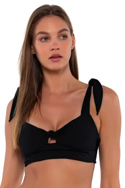 Bikini Tops<Sunsets Black Lily Top