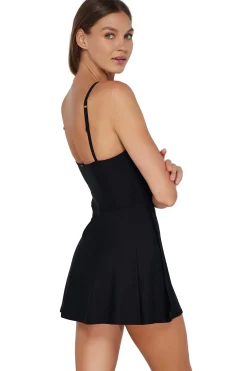 Swim Dress<Sunsets Black Naomi Swim Dress One Piece