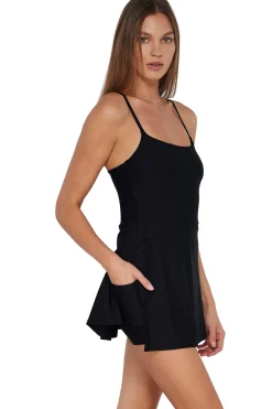 Swim Dress<Sunsets Black Naomi Swim Dress One Piece