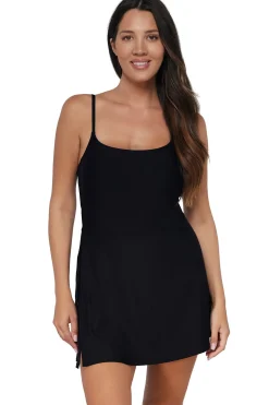 Swim Dress<Sunsets Black Naomi Swim Dress One Piece