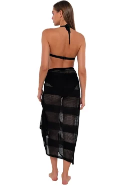 Cover-Ups<Sunsets Black Paradise Pareo