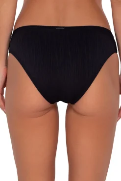 Low-Rise|Bikini Bottoms<Sunsets Black Seagrass Texture Collins Hipster Bottom