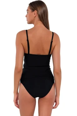 Tankinis<Sunsets Black Simone Tankini Top