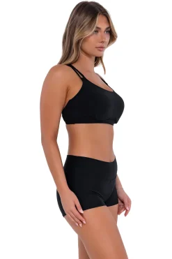Plus Size|Bra-Sized<Sunsets Black Taylor Bralette Top