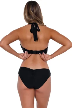 Plus Size|Underwire<Sunsets Black Vienna V-Wire Top