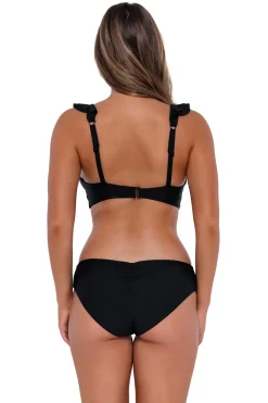 Plus Size|Bra-Sized<Sunsets Black Willa Wireless Top