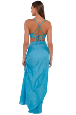 Cover-Ups<Sunsets Blue Bliss Paradise Pareo