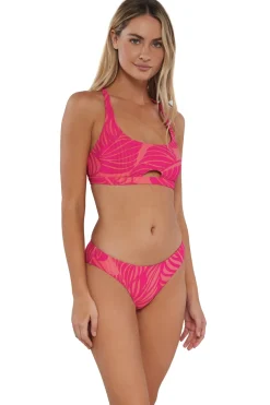 Low-Rise|Bikini Bottoms<Sunsets Blushing Palms Sandbar Rib Collins Hipster Bottom
