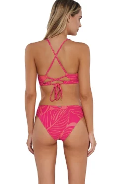 Wire-Free|Bikini Tops<Sunsets Blushing Palms Sandbar Rib Brandi Bralette Top