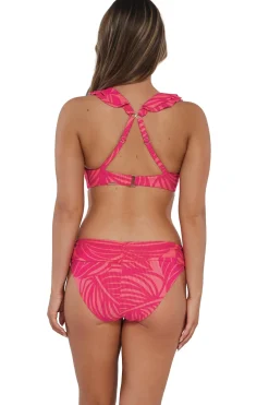 Plus Size|Wire-Free<Sunsets Blushing Palms Sandbar Rib Willa Wireless Top