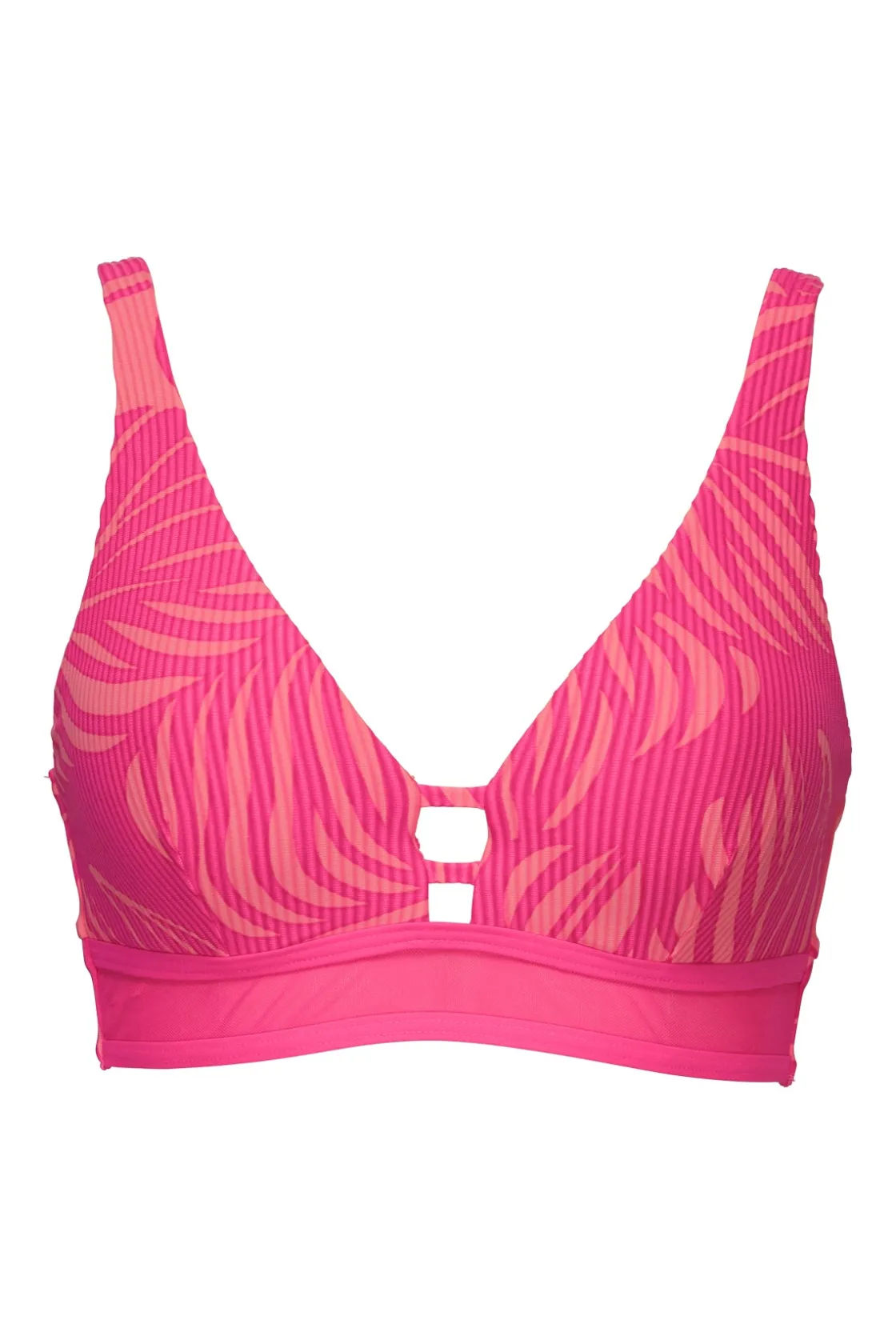 Plus Size|Underwire<Sunsets Blushing Palms Sandbar Rib Danica Top