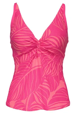 Underwire|Tankinis<Sunsets Blushing Palms Sandbar Rib Forever Tankini Top