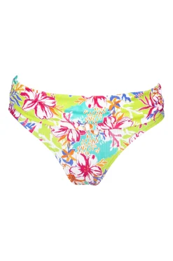Plus Size|Bikini Bottoms<Sunsets Botanical Bliss Sandbar Rib Unforgettable Bottom
