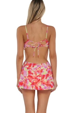 Plus Size<Sunsets Butterfly Beach Sporty Swim Skirt