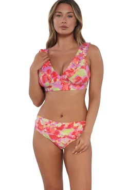 Plus Size|Wire-Free<Sunsets Butterfly Beach Willa Wireless Top