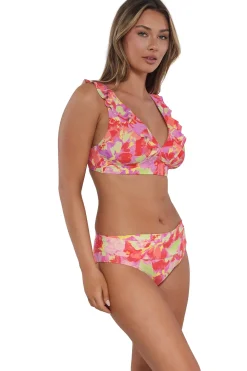Plus Size|Wire-Free<Sunsets Butterfly Beach Willa Wireless Top