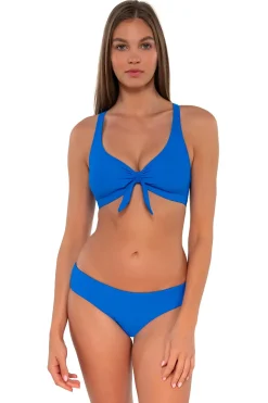 Bikini Tops<Sunsets Electric Blue Brandi Bralette Top