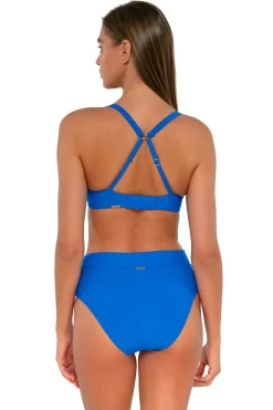 Underwire|Bikini Tops<Sunsets Electric Blue Juliette Underwire Top
