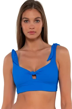 Bikini Tops<Sunsets Electric Blue Lily Top